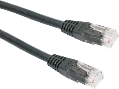 GEMBIRD PP12-2M/BK patchcord RJ45 cat.5e UTP 2m black