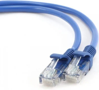 GEMBIRD PP12-5M/B Gembird patchcord RJ45 cat.5e UTP 5m blue