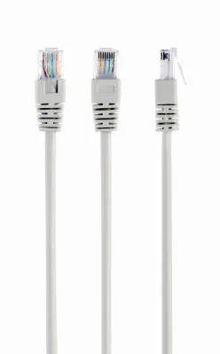 Patch cord UTP GEMBIRD Cat5e, cupru-aluminiu, 5 m, gri