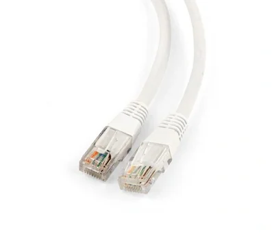 PATCH CORD UTP SPACER Cat5e, cupru-aluminiu, 0.25 m, alb, AWG26, "SP-PT-CAT5-0.25M"