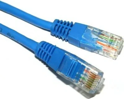 PATCH CORD UTP SPACER Cat5e, cupru-aluminiu, 1 m, albastru, AWG26, "SP-PT-CAT5-1M-BL"