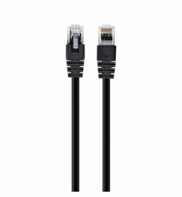 PATCH CORD UTP SPACER Cat5e, cupru-aluminiu, 7.5 m, negru, AWG26, "SP-PT-CAT5-7.5M-BK"