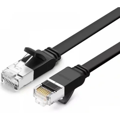 PATCH CORD UTP Ugreen Cat6, "NW101" fire din cupru, viteza maxima 1 Gbps, 5m, negru "50187" - 6957303851874