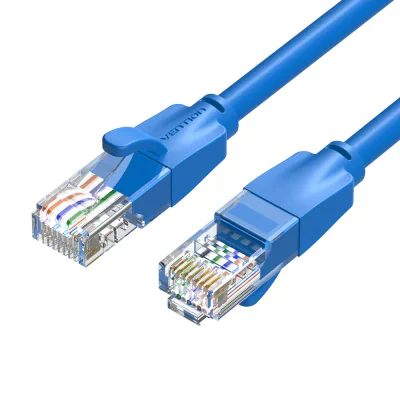 Patch Cord UTP Vention, 1m, Cat 6, RJ-45 (T) la RJ-45 (T), 26 AWG, albastru, "IBELF" - 6922794748378