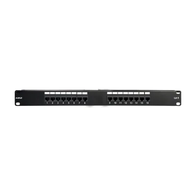 Patch panel echipat Cat.6 UTP, 1U, 16 porturi BH-07-00109-015-00-02