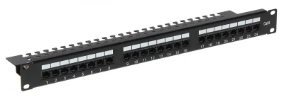 Patch panel RJ-45 DELTA NETWORK PP-24/RJ/6C, 19", 1 U