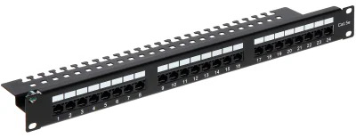 Patch panel RJ-45 DELTA NETWORK PP-24/RJ/C, 19", 1 U