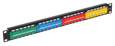 Patch panel RJ-45 DELTA NETWORK PP-24/RJ-KAT, 19", 1 U