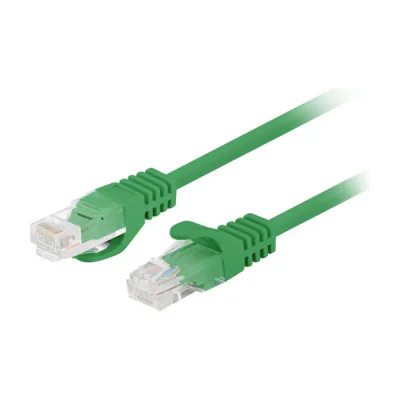 Patchcord Lanberg Cat.5e UTP 0,5 metri, verde, testat Fluke