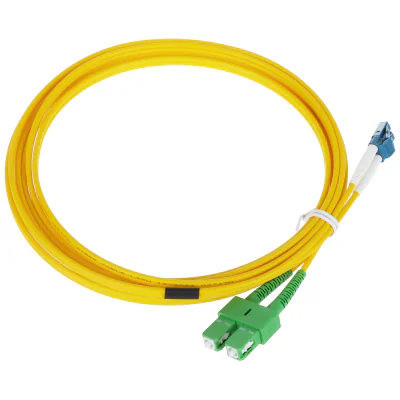 Patchcord monomod SC-APC - LC-UPC ULTIMODE PC-2SC-APC/2LC-3, duplex, 3 m, G.657A2