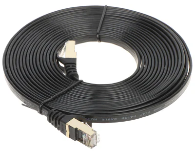 Patchcord S/FTP cat. 7 UNITEK RJ45/7/5.0-FL, 5 m, negru