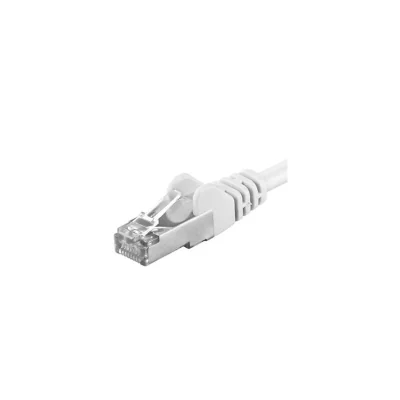Patchcord SFTP RJ45-RJ45 Cat.6A, 1m, alb, "SFTP-6A-1-W"