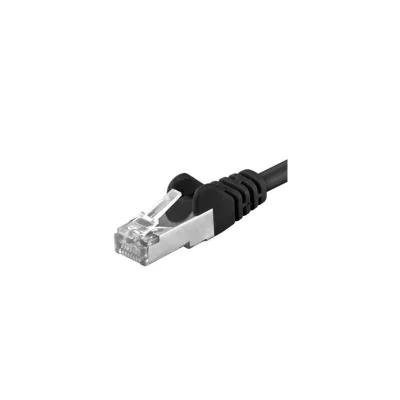 Patchcord SFTP RJ45-RJ45 Cat.6A, 1m, negru, "SFTP-6A-1-BK"