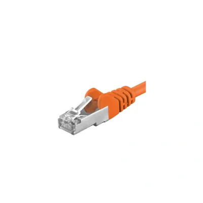 Patchcord SFTP RJ45-RJ45 Cat.6A, 5m, portocaliu, "SFTP-6A-5-O"