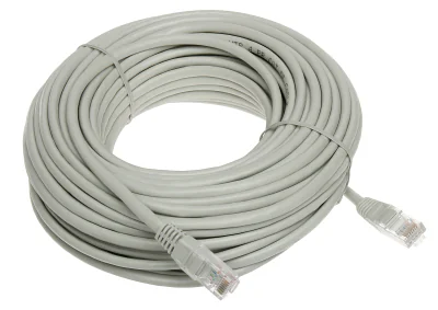 Patchcord UTP cat. 5e CONOTECH RJ45/20-GREY, 20 m, gri