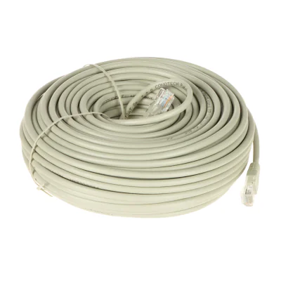 Patchcord UTP cat. 5e CONOTECH RJ45/35-GREY, 35 m, gri