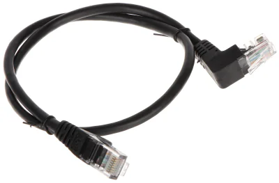 Patchcord UTP cat. 5e RJ45/0.5-PK/B, 0,5 m, negru