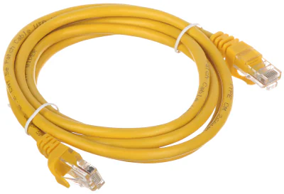 Patchcord UTP cat. 5e RJ45/1.8-YELLOW, 1,8 m, galben