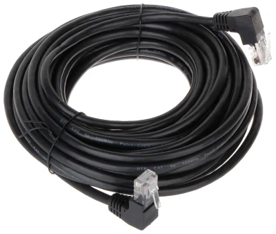 Patchcord UTP cat. 5e RJ45/10-KK/B, 10 m, negru