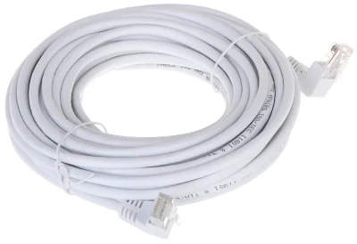 Patchcord UTP cat. 5e RJ45/10-KK/W, 10 m, alb