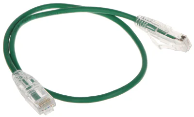 Patchcord UTP cat. 6 DELTA NETWORK RJ45/6/0.5-G-THIN, 0,5 m, verde