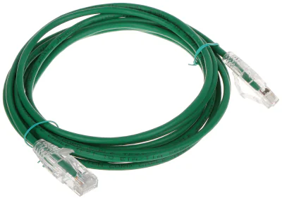 Patchcord UTP cat. 6 DELTA NETWORK RJ45/6/3.0-G-THIN, 3 m, verde