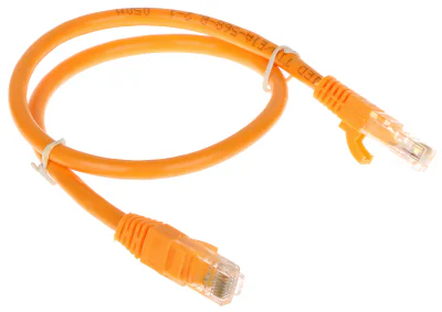 Patchcord UTP cat. 6 DELTA PLUG RJ45/6/0.5-ORANGE, 0,5 m, portocaliu