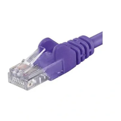 Patchcord UTP RJ45-RJ45 Cat.6, 0.25m, violet, "UTP-6-0.25-V"