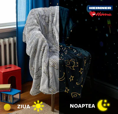 Patura model fosforescent,Space,200x220