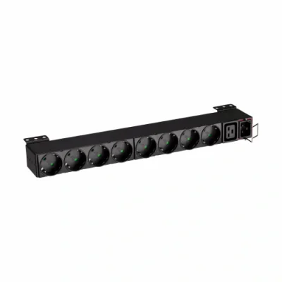 EATON FlexPDU Rack AC 220-240V 3000VA input IEC 60320 C20 16A output connectors 9 IEC connector CEE 7/4 1U 19