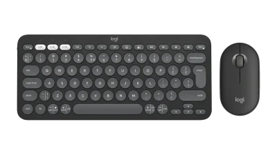LOGITECH Pebble 2 Combo - TONAL GRAPHITE - (US) INTL - 2.4GHZ/BT - N/A - INTNL-973 - UNIVERSAL