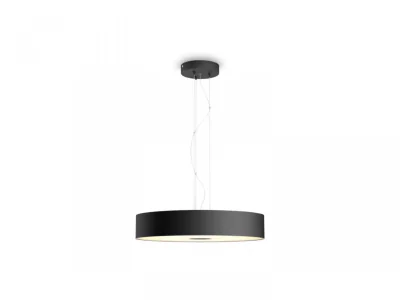 Pendul LED Philips Hue Fair, Bluetooth, 25W, 2900 lm, luminaalba(2200-6500K), IP20, 44.4cm, Metal, Negru, Intrerupator cu variatorinclus