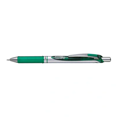 Pentel EnerGel Tintenroller Grün Geltinte (BL77-DO) (BL77DO)