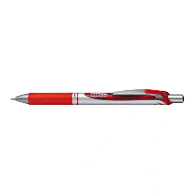 Pentel EnerGel Tintenroller Rot Geltinte (BL77-BO) (BL77BO)