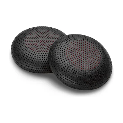 HP Poly Blackwire 3200 Leatherette Ear Cushions (2 Pieces), Cushion/ring set, Black