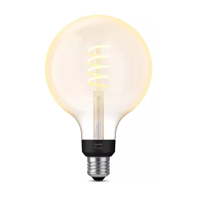 Philips 1-pack G125 E27 Filament Globe, Smart bulb, Bluetooth/Zigbee, LED, E27, G125, Warm white, Cool white