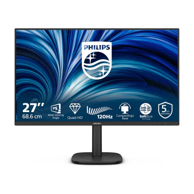Philips 27B2N3500J/00, 68.6 cm (27"), 2560 x 1440 pixels, 2K, LCD, 4 ms, Black