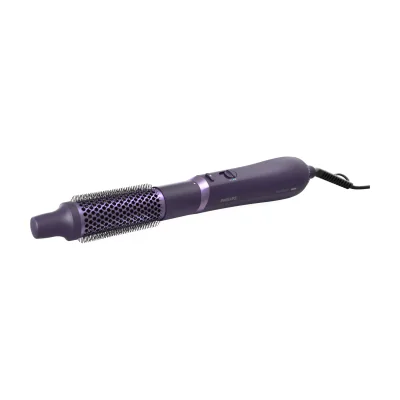 Philips 3000 series BHA305/00 Air Styler, Hair styling kit, Warm, Buttons, Purple, Hanging loop, 1.8 m