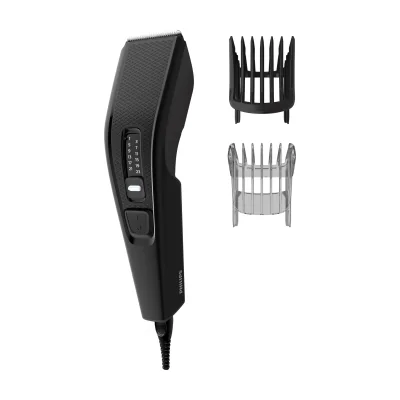 Philips 3000 series Hairclipper series 3000 HC3510/15 Hair clipper, Black, 0.5 mm, 2.3 cm, 4.1 cm, Stainless steel, AC