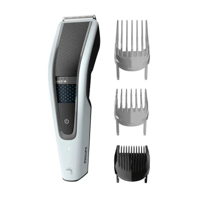Philips 5000 series HC5610/15, Black, White, 0.5 mm, 2.8 cm, 4.1 cm, Stainless steel, AC/Battery