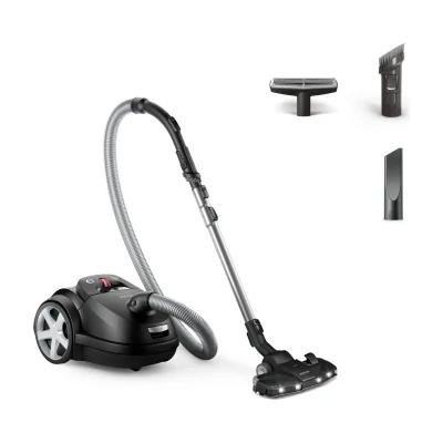 Philips 8000 series XD8122/10, 900 W, Cylinder vacuum, Dry, Dust bag, 4 L, HEPA