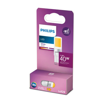 Philips 8719514303775, 3.2 W, 40 W, G9, 400 lm, 15000 h, White