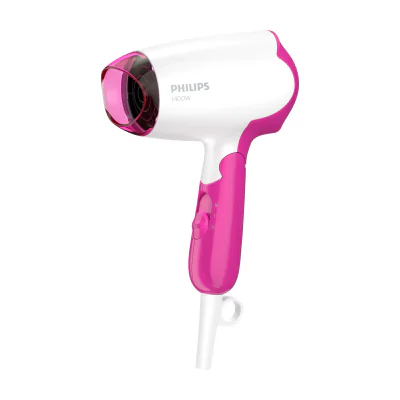 Philips Essential Care BHD003/00, DC, Pink, White, 1.8 m, 1400 W, 220-240 V