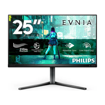 Philips Evnia 3000 25M2N3200U/00, 62.2 cm (24.5"), 1920 x 1080 pixels, Full HD, LCD, 1 ms, Black