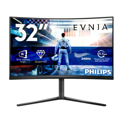 Philips Evnia 5000 32M2C5500W/00, 80 cm (31.5"), 2560 x 1440 pixels, Quad HD, LCD, 1 ms, Black