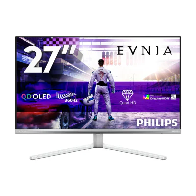 Philips Evnia 8000 27M2N8500/00, 67.3 cm (26.5"), 2560 x 1440 pixels, Quad HD, QD-OLED, 0.03 ms, White