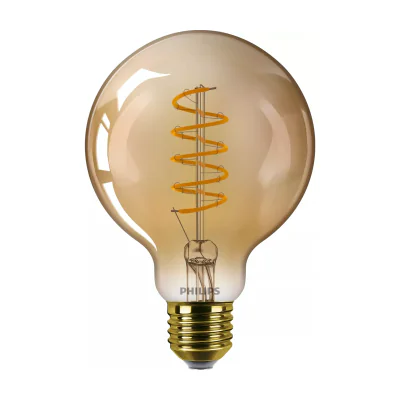 Philips Filament Bulb Amber 25W G93 E27, 4 W, 25 W, E27, 250 lm, 15000 h, Flame