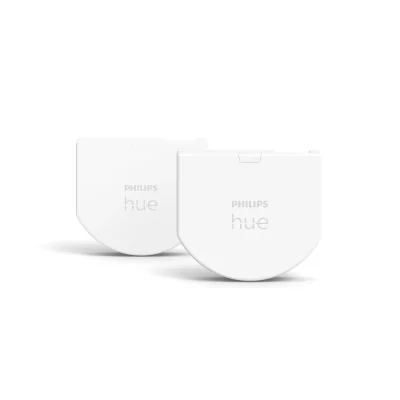 Philips Hue wall switch module 2-pack, Wireless, White, IP20, Plastic, IP20, III