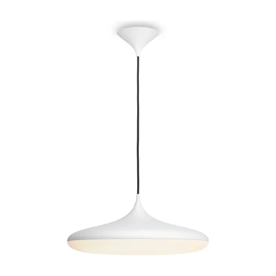 Philips Hue White ambience Cher suspension light, Smart suspension light, Bluetooth/Zigbee, White, LED, Synthetics, Non-changeable bulb(s)