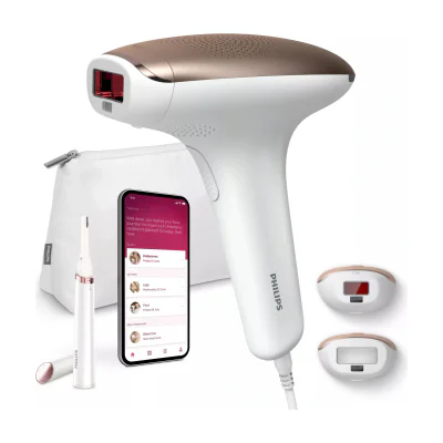 Philips Lumea Advanced Lumea IPL 7000 Series BRI921/00 IPL hair removal device for long-lasting results, Intense pulsed light (IPL), Pink, White, 15 min, 2.5 min, 4 min, 2 min